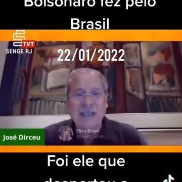 Jose Dirceu fala sobre Bolsonaro