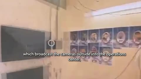 Attached is drone footage of an operations center and an explosives lab in a