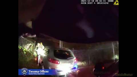 Bodycam shows Tacoma Police taking down car theft suspect who hit 12-year-old child