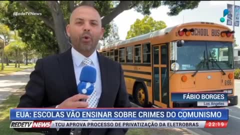 Aula nas escolas sobre a destruição comunista