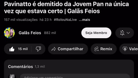 Os jovens pão demite pavinatto