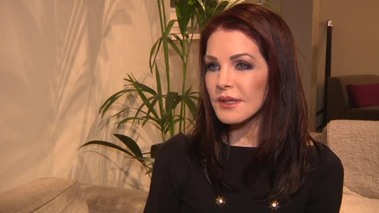 Priscilla Presley opens display of Elvis memorabilia in London