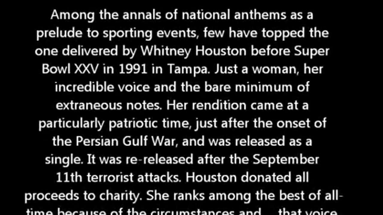 Whitney Houston - Star Spangled-Banner