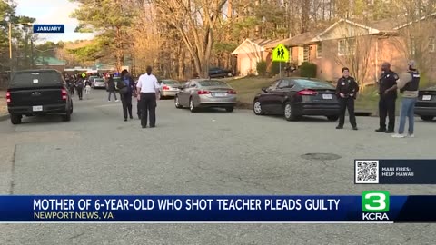 Virginia mother whose son shot teacher pleads guilty