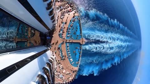 Beautiful sea traveling at fairy boats