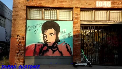 THE GRATEST OF ALL TIME ALI GRAFFITTI L.A.