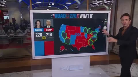 US election where Trump got many votes and Harris