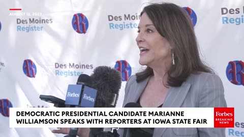 What Is Your Biggest Concern With President Biden’s Leadership-’- Marianne Williamson Asked In Iowa