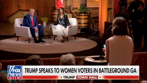 Trump Speaks to Women Voters at Town Hall in GA