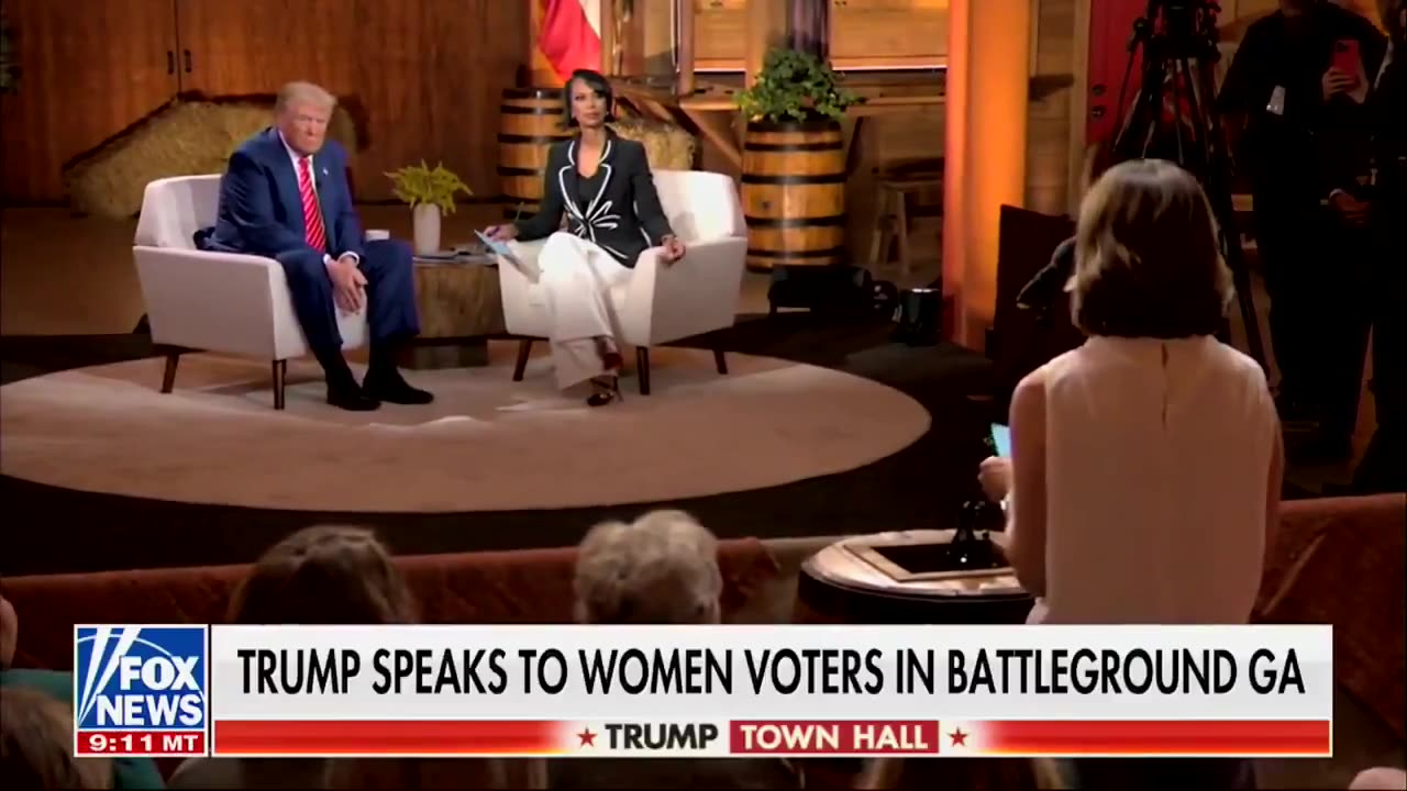 Trump Speaks to Women Voters at Town Hall in GA