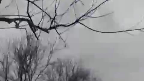 Russian helicopters over the base of the National Guard of Ukraine Novi Petrivtsi