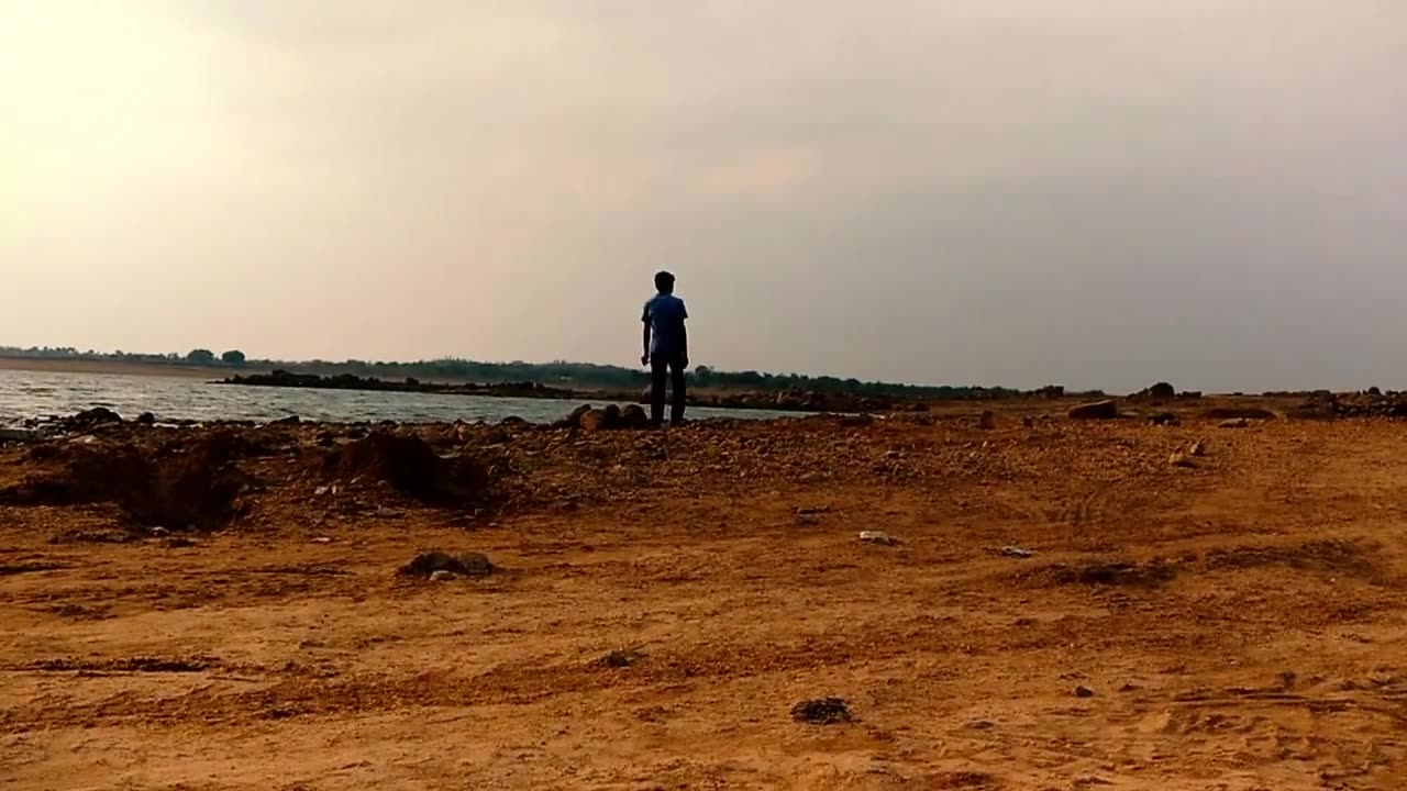 Alone Boy Walking Silhouette [Free Stock Video Footage Clips]