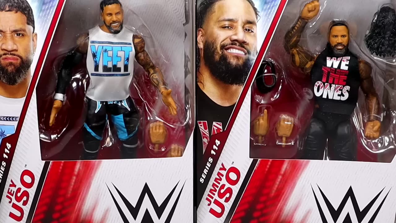 WWE Elite Series 114 Review: Jimmy & Jay Uso Figures