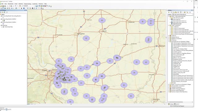 Creating buffers in ArcGIS Desktop