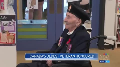 Canada's oldest veteran honoured