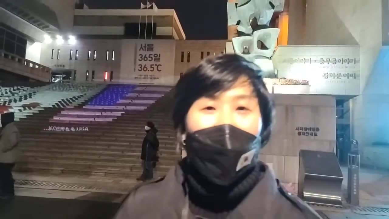 20210130_V3_S01(eX2K6WgPWY8)자유시민이 끝까지 저항해야! 힘차게 희망을 갖고 싸워야, 세종문화회관 앞에서