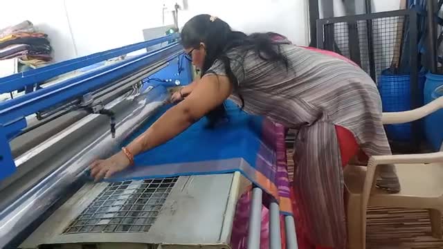 sarees dry washing rolling polishing in telugu
