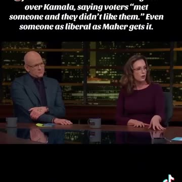 Liberals on Bill Maher trying to figure out why Kamala lost