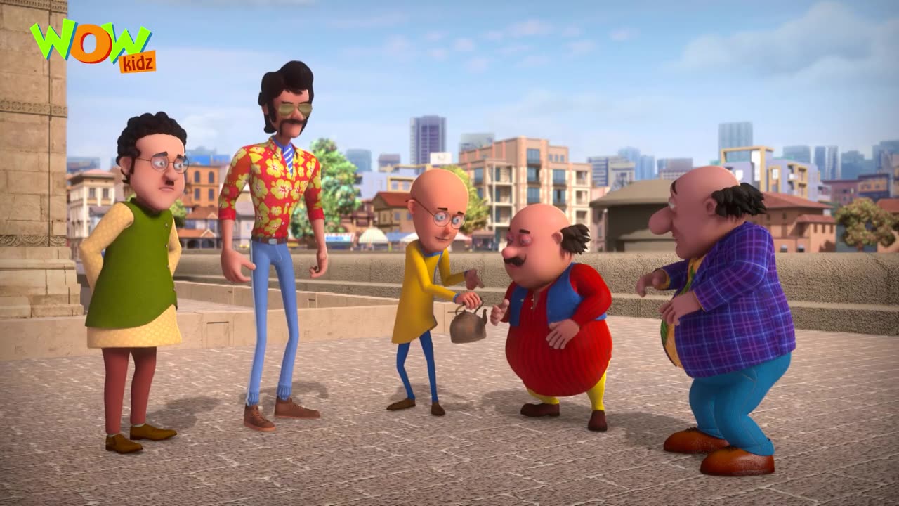 Motu patlu with robotic jinn!cartoon kidzz