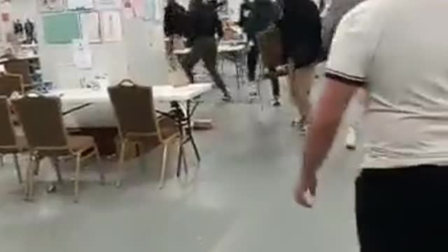 Refugee Center Dublin Ireland Mass Fighting welcome to the once free country of Ireland