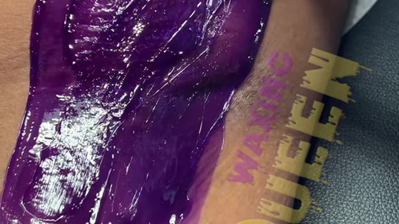 Underarm Waxing with Sexy Smooth Purple Seduction Wax by @waxingqueenadventures