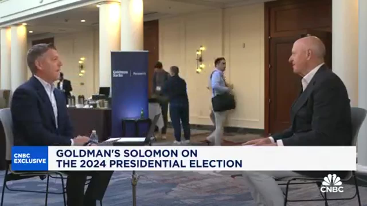 Goldman Sachs CEO David M. Solomon basiclly says Kamala Harris lied.