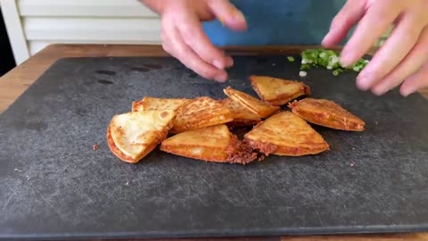 Could Fried Cheese Quesadilla Nachos be the Next Big Thing to Go Viral? I'm not sure, but they're