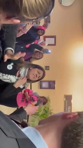 MAJOR: Josh Hawley CLOWNS Pro-Palestine Protestor In New Clip