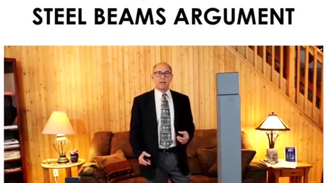 The absurd argument of the 9/11 collapse of three buildings.