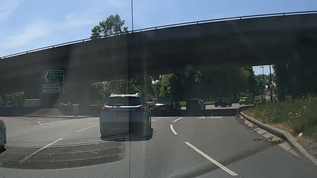 Driving to Totton Southampton. Speedlapse.