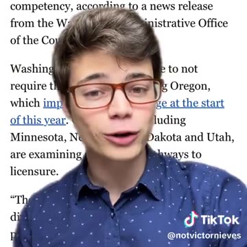 Washington State will no longer require it’s attorneys to pass a bar exam #DEI