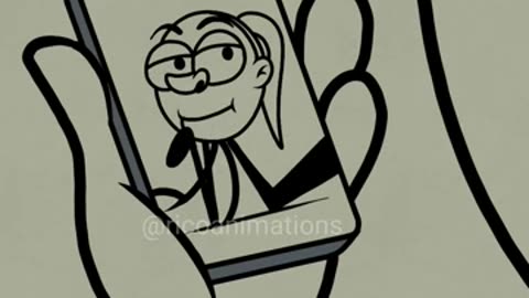 Funny cartoon character