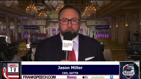 JASON MILLER CEO of GETTR AT MAR-A-LAGO 11-15-22