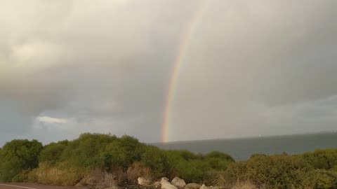 All Rainbows are Double Rainbows ... in Theory (Pano pic in description) @civmec4019