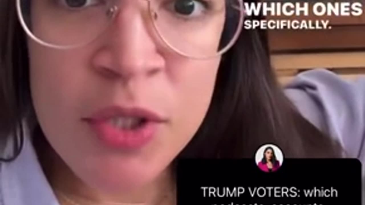 AOC IS ASKING FOR NAMES OF ACCOUNTS AND PODCASTS THAT TRUMP VOTERS LISTENED TO