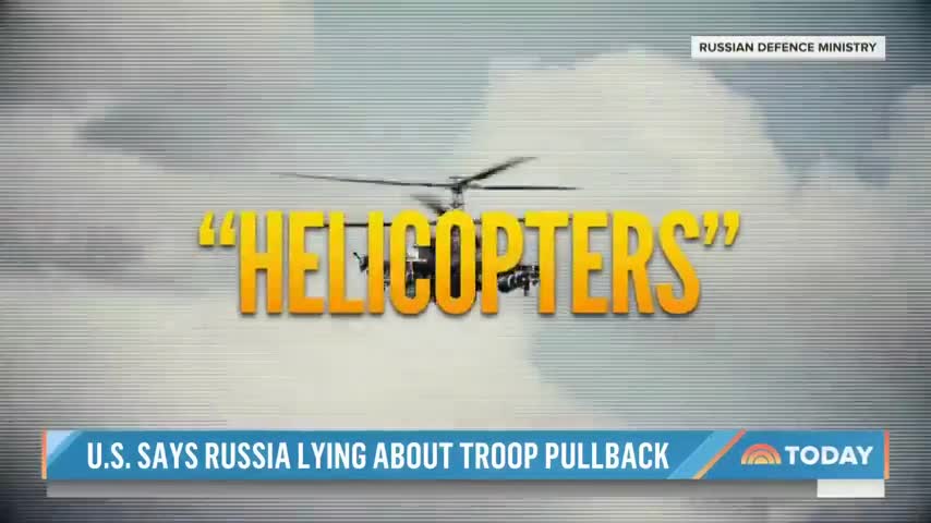 Us accuses Russia of lying about troop pullback around Ukraine boder