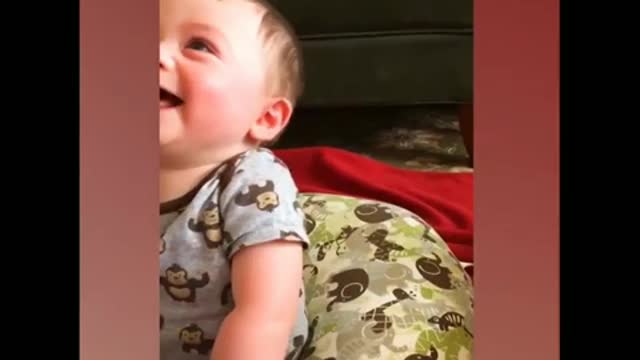 Funny babies react To everything -cute baby video
