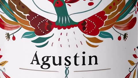 Taza personalizada Agustín: diseño único y lleno de color #TazaÚnica #RegaloPersonalizado