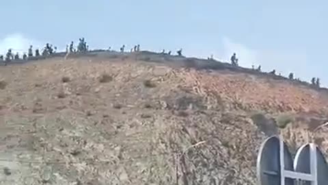 Islamic crowds from Morocco storm border with Spain in Ceuta. They must be