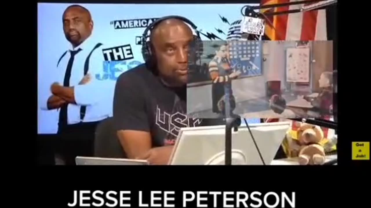 Jesse Lee Peterson with Jane Elliott a anti-racist.
