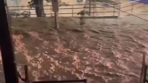 🇨🇴🚨⛈️ Colombia - Flooding due to the overflow of several pipes in the urban area of ​​Cupiagua