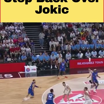 Wemby Hits Step-Back Over Nikola Jokic
