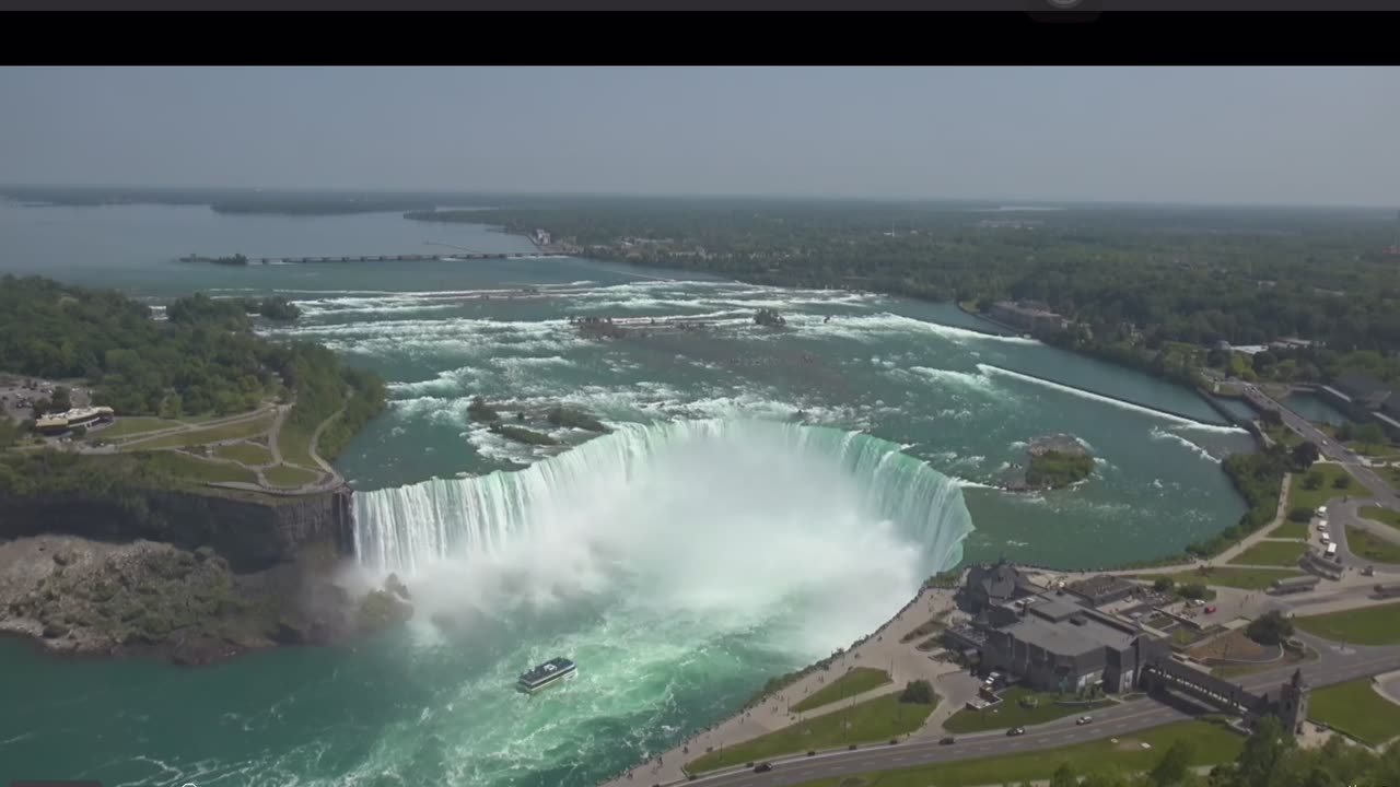 2023-05-31 1430 Right side of Niagara Falls. Earthcam. Aliens are upgrading water purification system.