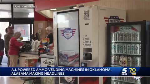 Ammo vending machines installed in Oklahoma grocery stores