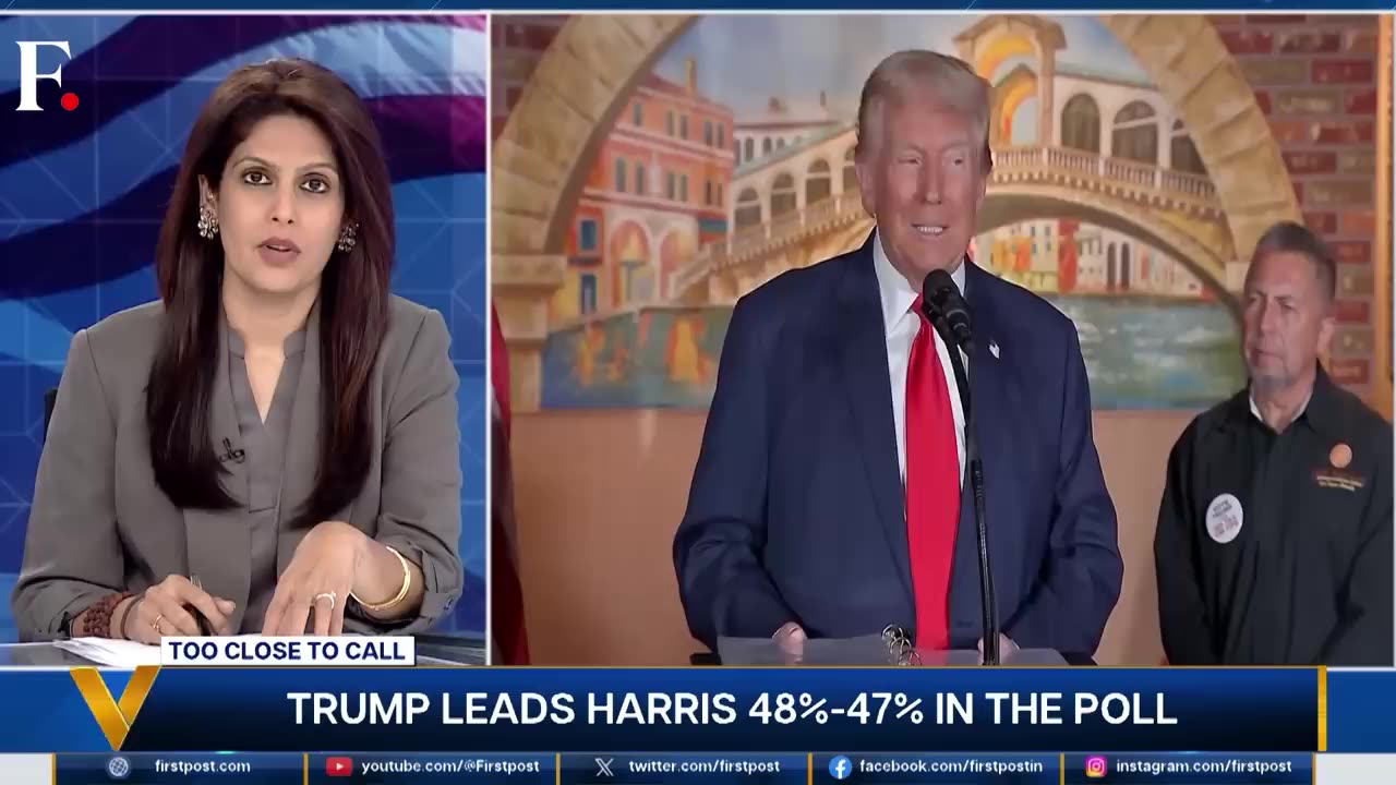 US Election: Trump, Harris Neck-and-Neck Ahead of Debate | Vantage with Palki Sharma Firstpost
