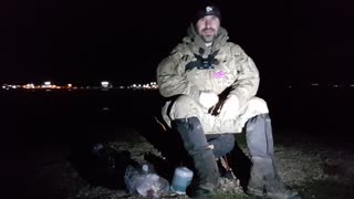 Outro of river hike and vlog. Night time.