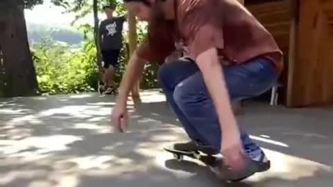 handsome skateboarder