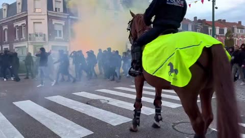 Clashes in France between Dutch fans and Lens supporters