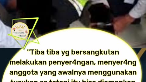 Anggota satpol PP di tusuk