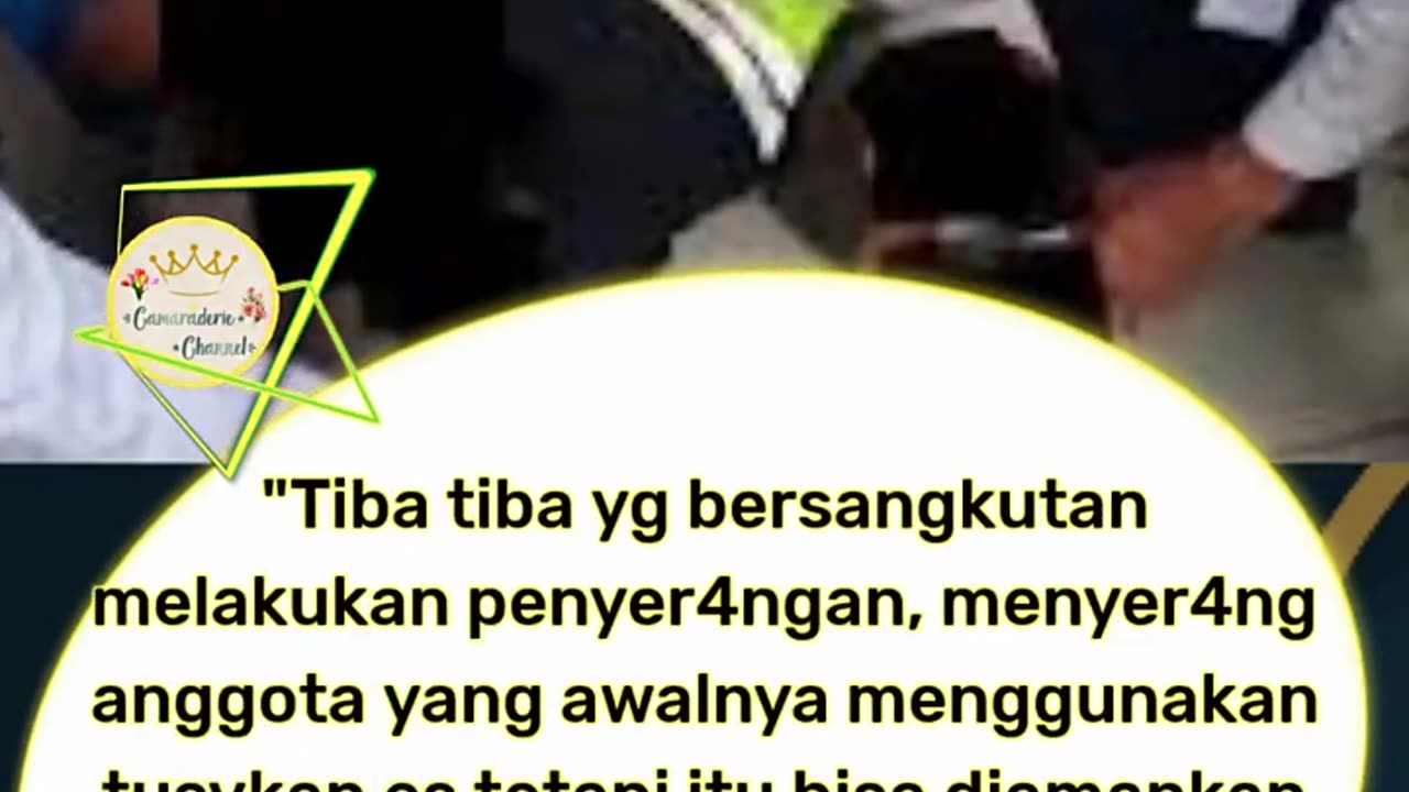 Anggota satpol PP di tusuk